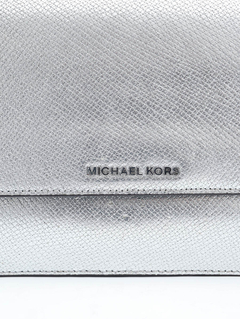 Imagem do Bolsa Michael Kors Flap Couro Prata