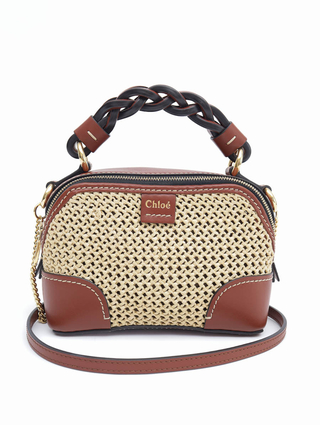 Bolsa Chloé Mini Dária Ráfia