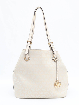 Bolsa Michael Kors Monograma White Shoulder