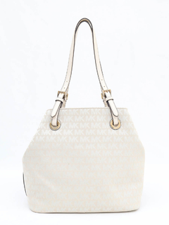 Bolsa Michael Kors Monograma White Shoulder na internet