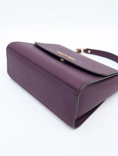 Bolsa Michael Kors Couro Roxo - loja online