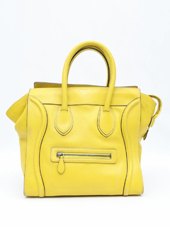 Bolsa Celine Yellow Mini Luggage