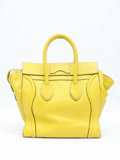 Bolsa Celine Yellow Mini Luggage na internet
