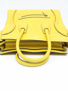 Bolsa Celine Yellow Mini Luggage na internet