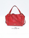 Bolsa Coach Red Leather Crossbody - Paris Brechó