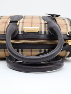 Bolsa Burberry Haymarket Check Gladstone na internet