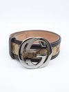 Cinto Gucci Interlocking Buckle TAM 80