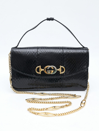 Bolsa Gucci Zumi Small Python Crossbody