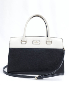 Bolsa Kate Spade Medium Black White Leather