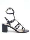 Sandália Valentino Rockstud Couro - Tam 35 BRA - comprar online