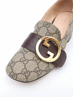 Sapato Gucci Blondie Pumps Monograma - comprar online