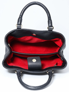 Bolsa Carolina Herrera CH Black Leather na internet