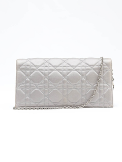 Clutch Christian Dior Cannage Gray