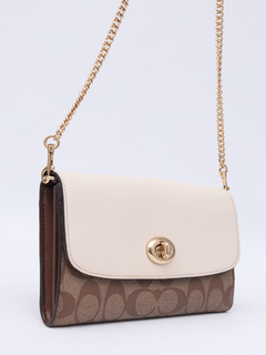 Bolsa Coach Turnlock Signature Chain - Paris Brechó