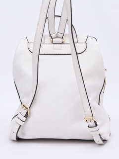 Mochila Michael Kors White Leather - Paris Brechó