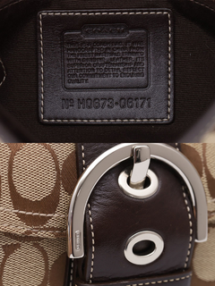 Bolsa Coach Shoulder Signature - Paris Brechó