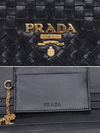 Carteira Prada Madras Nero 1M1132 na internet