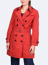 Trench Coat Burberry Coral Tamanho 44 BRA.