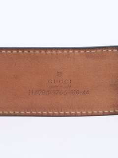 Cinto Gucci Web Interlocking GG - Tam 110 - loja online