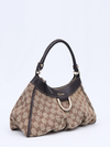 Bolsa Gucci Beige/Ebene GG Canvas Abbey Hobo na internet