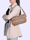 Bolsa Coach Signature Canvas e Couro Hobo - comprar online