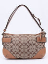 Imagem do Bolsa Coach Signature Canvas e Couro Hobo