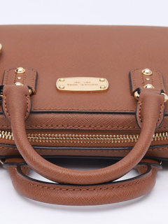 Bolsa Michael Kors Mini Jet Set Brown Leather - comprar online