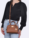 Bolsa Michael Kors Mini Jet Set Brown Leather - comprar online