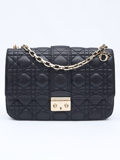 Bolsa Miss Dior Cannage Lambskin Medium Flap