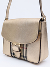 Bolsa Burberry Horseferry Check Small Dickens Crossbody - loja online