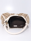 Bolsa Gucci Beige/White GG Canvas Abbey Hobo na internet