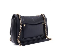 Bolsa Chanel Original Black Puffy Lambskin Flap