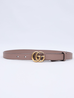 Cinto GG Marmont Thin Leather Buckle Tam 75 - Paris Brechó