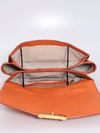 Bolsa Miu Miu Push Lock Flap Top Handle Laranja