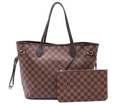 Bolsa Louis Vuitton Neverfull MM Damier Ébène