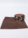 Cinto Gucci Web Interlocking GG Buckle Tam 85 - loja online