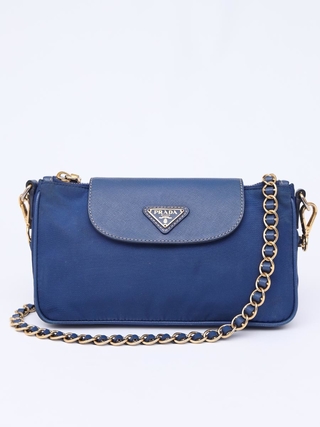 Bolsa Prada Tessuto Nylon and Saffiano Small Crossbody