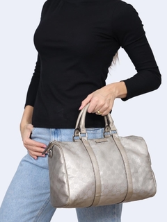 Bolsa Gucci Silver GG Medium Joy Boston - comprar online