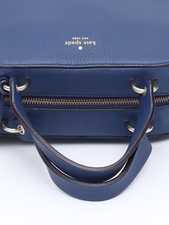 Bolsa Kate Spade Bowling Frinje Blue - Paris Brechó