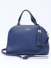 Bolsa Kate Spade Bowling Frinje Blue