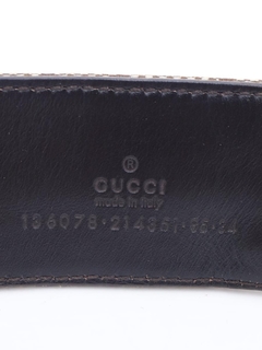 Cinto Gucci Bamboo Metal GG - Tam 85 - comprar online