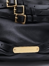 Bolsa Burberry Black Leather Bridle Hobo - Paris Brechó