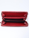 Carteira Gucci Red Guccissima Bow Zip Around na internet