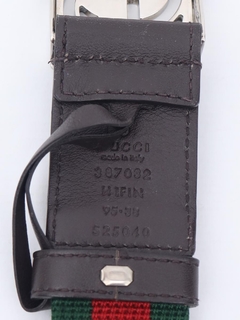 Cinto Gucci Cut Out G Buckle TAM 95 - loja online