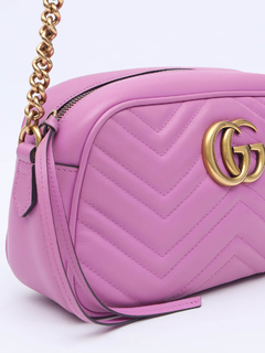Bolsa Gucci Small GG Marmont Pink na internet