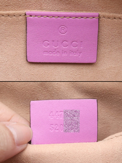 Bolsa Gucci Small GG Marmont Pink - Paris Brechó