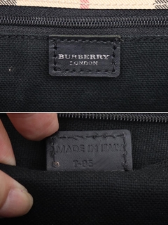 Mochila Burberry Vintage Nova Check - Paris Brechó