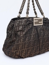 Fendi Brown/Metallic Zucca Mia Tote na internet