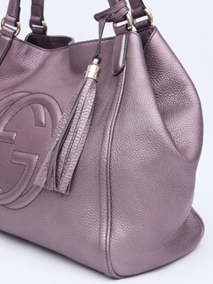 Bolsa Gucci Purple Soho Shoulder na internet