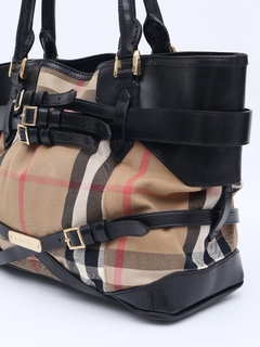 Bolsa Burberry Bridle House Check Lynher Tote - Paris Brechó